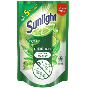 Nước rửa chén Sunlight Extra trà xanh matcha Nhật Bản (725ml)